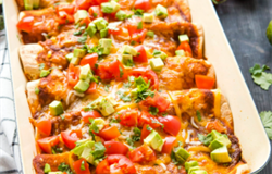 Sweet Potato & Black Bean Enchiladas Recipe